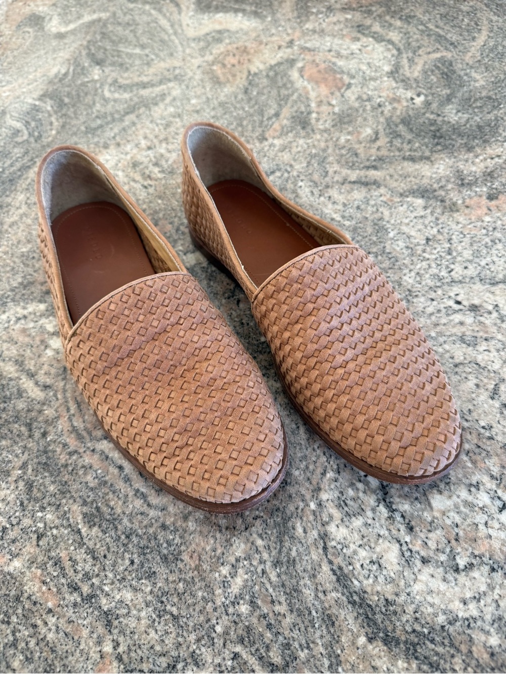 Nisolo women's leather Woven Slip-On Loafers - Picture 2 of 6